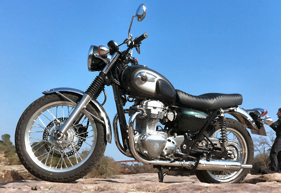 Prueba de la Kawasaki W 800 2011
