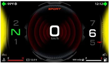 CFMoto MT 800 Explore - Ecran TFT 8 pouces et système radar
