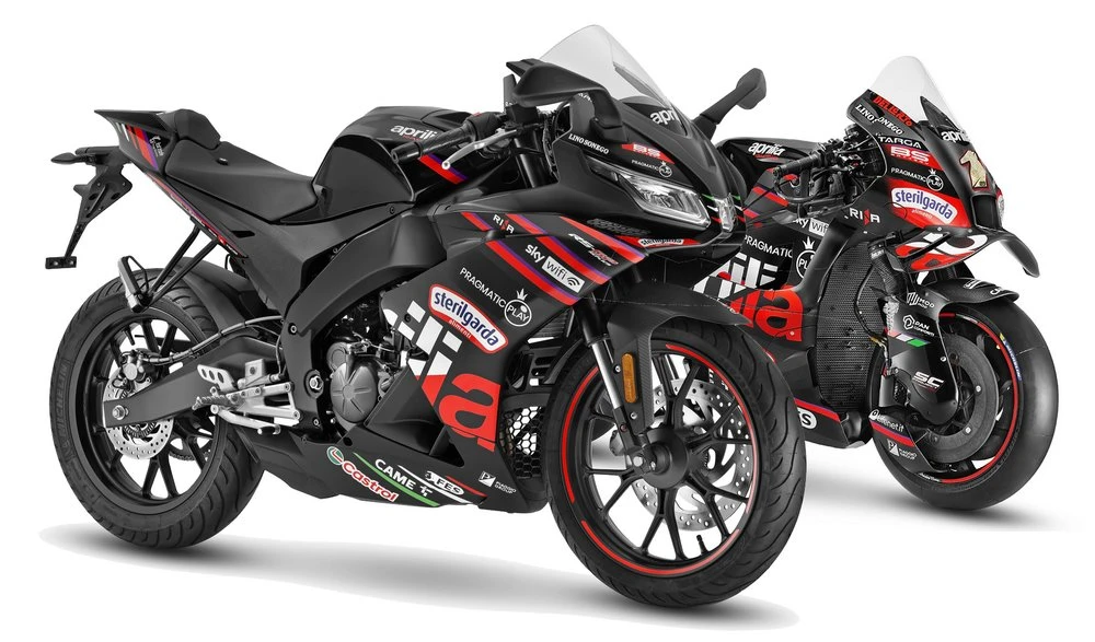 l'Aprilia RS 125 GP Replica et MotoGP  RS-GP25