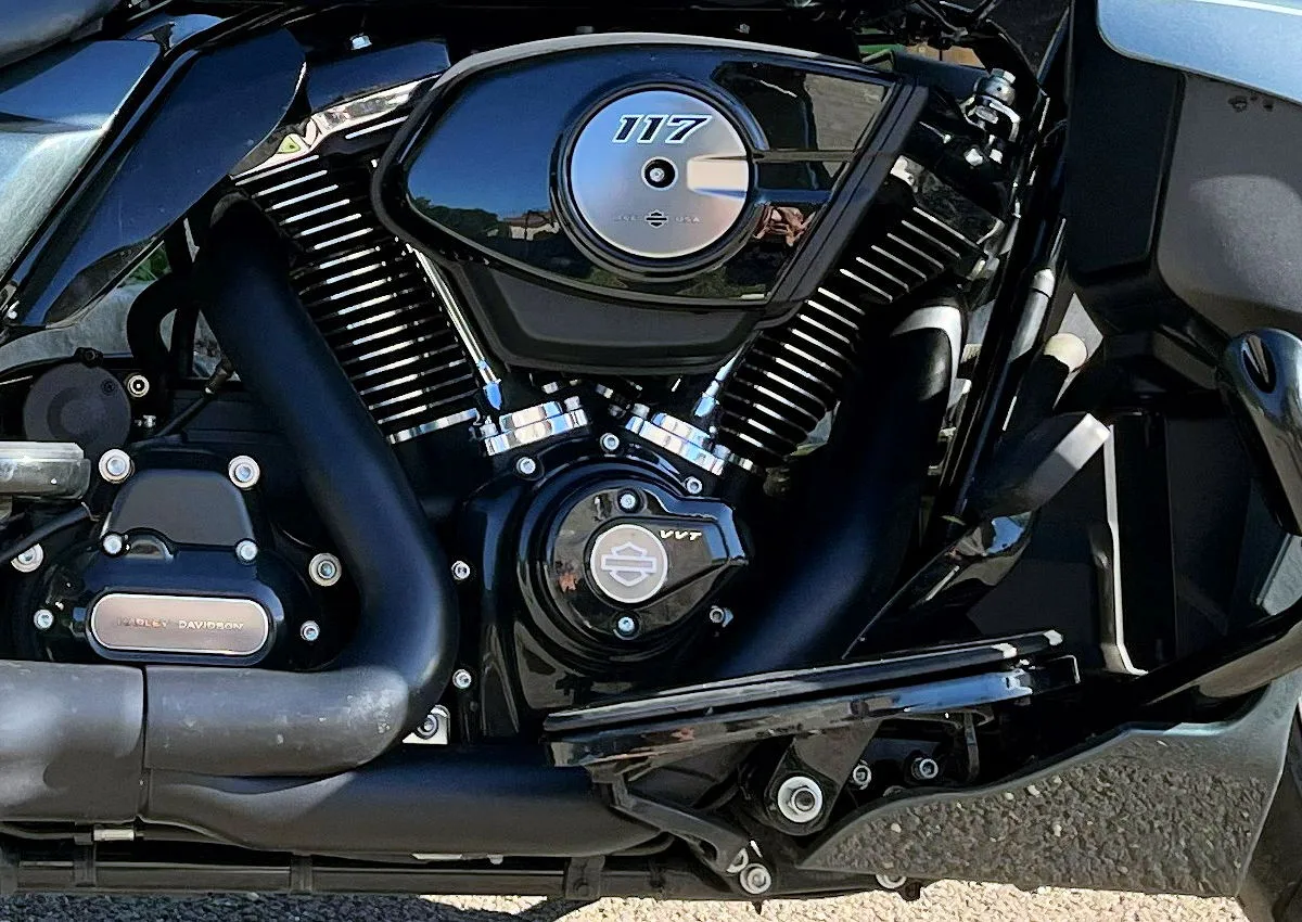 Le moteur de la moto Harley-Davidson Street Glide Limited