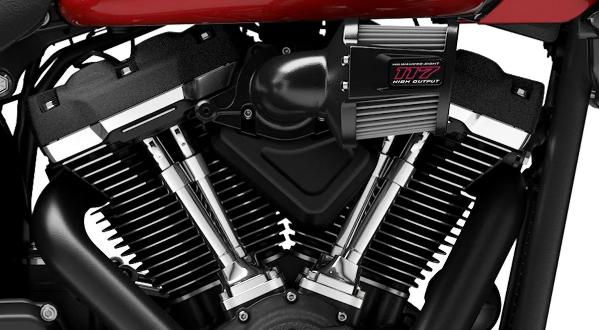 Le moteur de la Harley-Davidson 1920 Softail Low Rider ST FXLRST