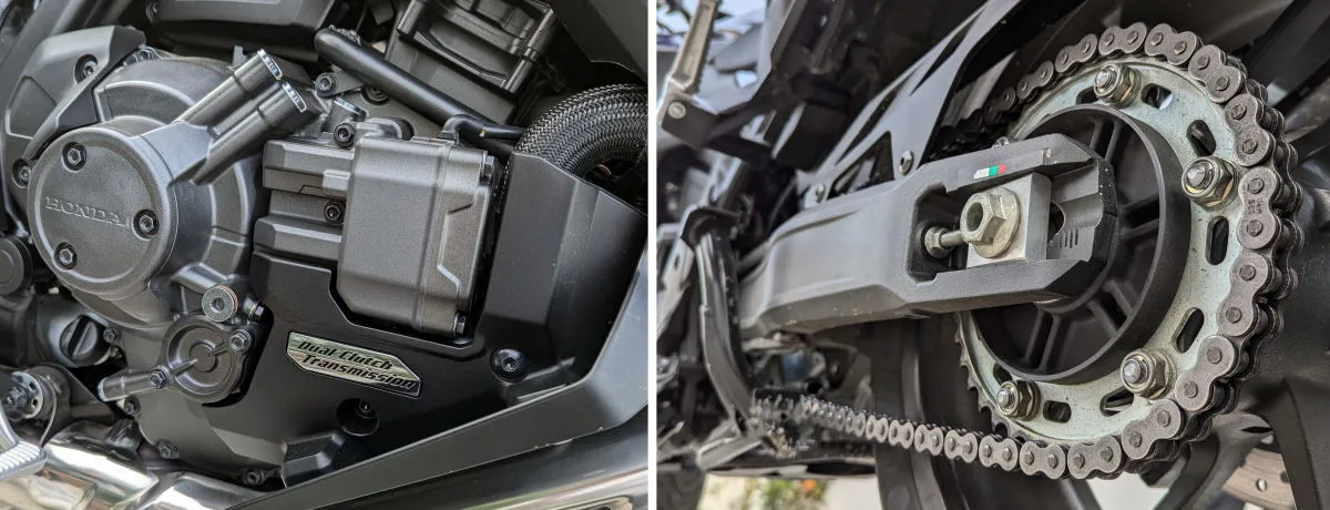 Essai de la Honda NT 1100 DCT Electronic Suspension