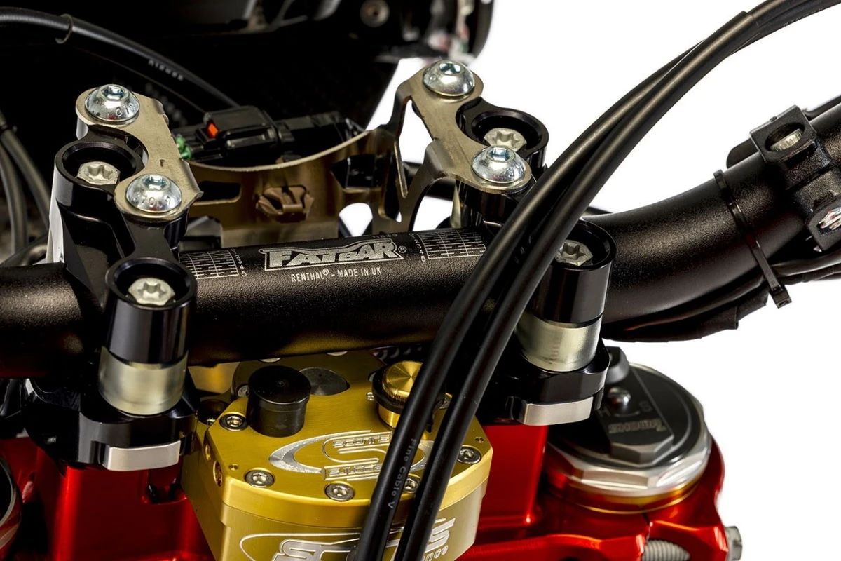 Honda CRF 450 RX Rally 2025 - Guidon et direction