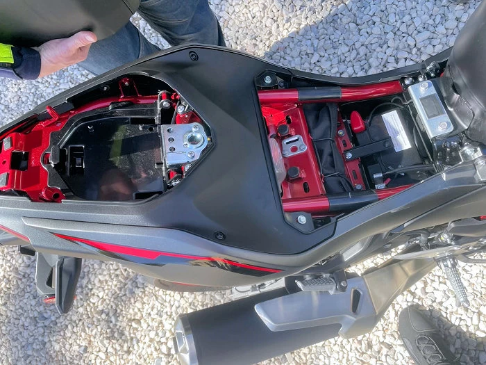 Coffre de la Kawasaki Z 500