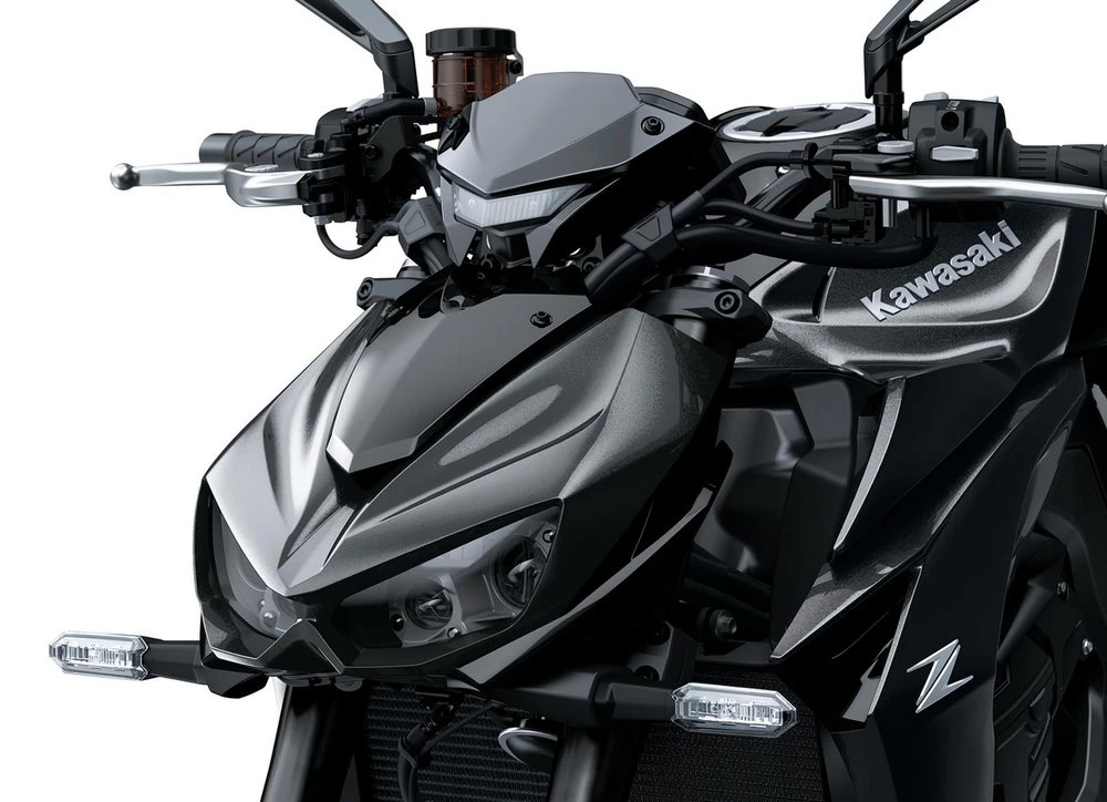 L'avant de la Kawasaki Z 1100 2026