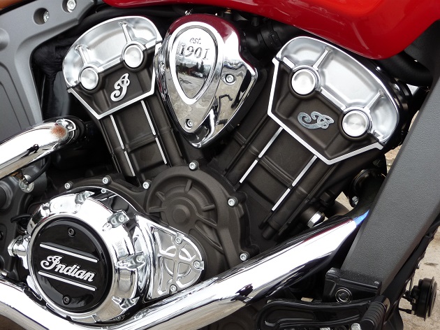 Prueba de la Indian 1133 SCOUT 2016