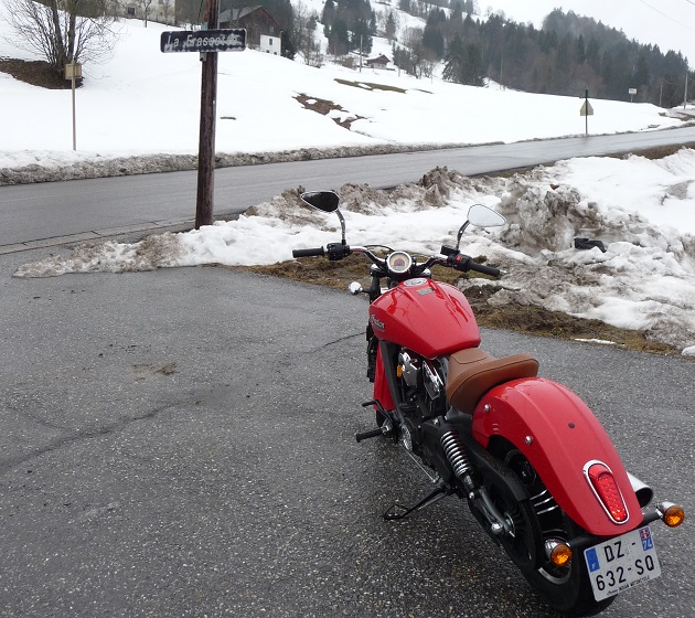 Prueba de la Indian 1133 SCOUT 2016