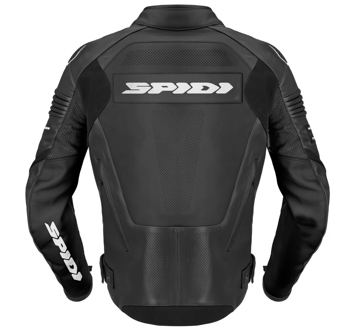 Le dos d'un blouson Spidi Hyper-V Pro Perforated noir