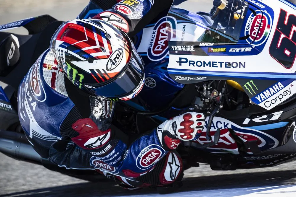 Jonathan Rea sur une Yamaha R1