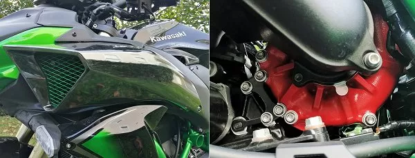 Le turbo de la Kawasaki Z H2 SE