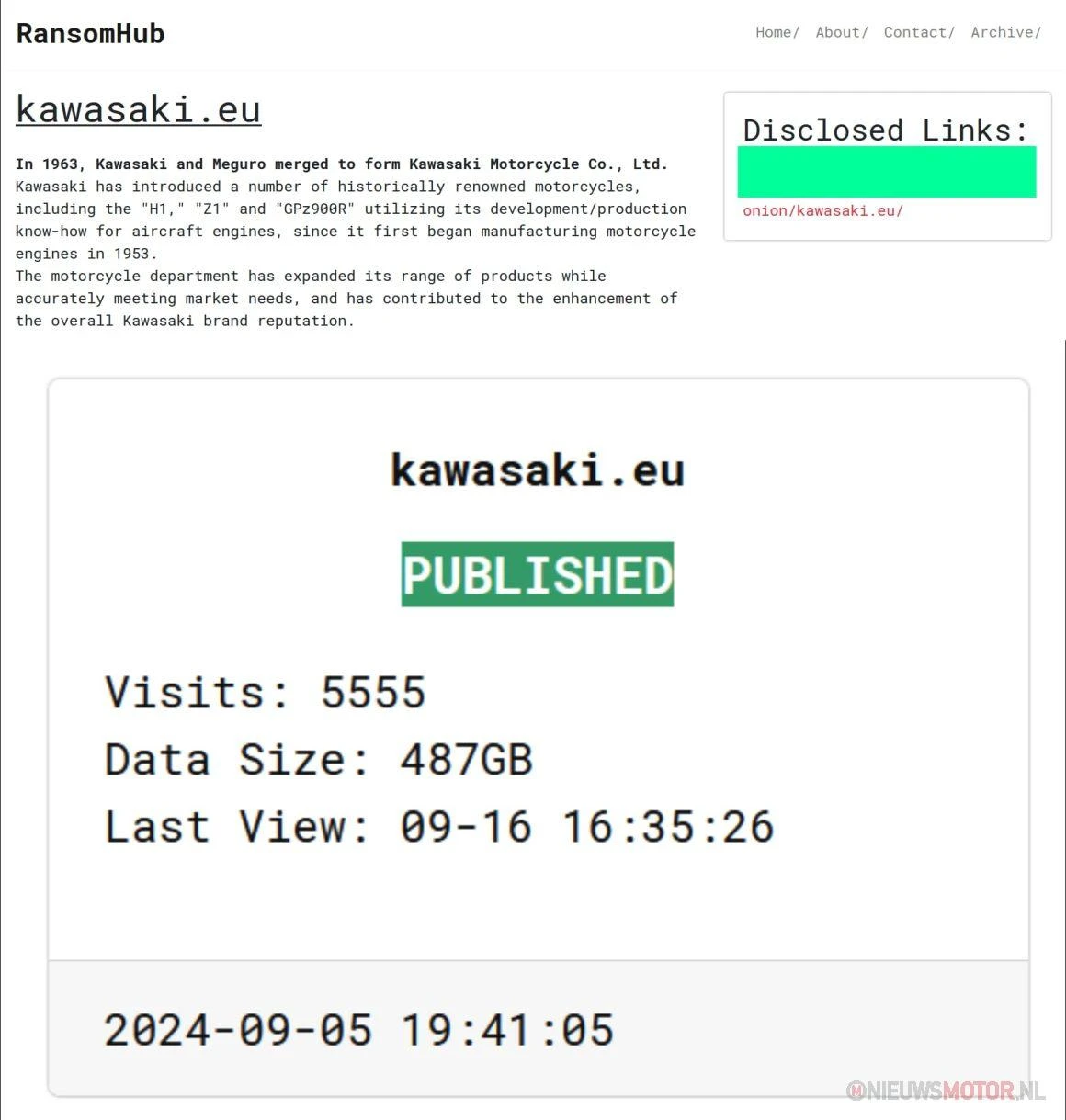 ransomhub-hack-kawasaki-motors-europe