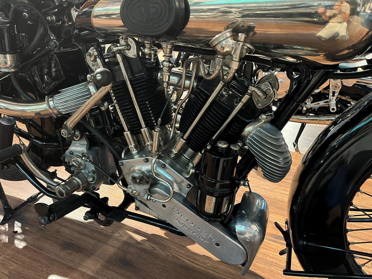 Un motor V-twin de la Brough Superior Alpine Grand Sports