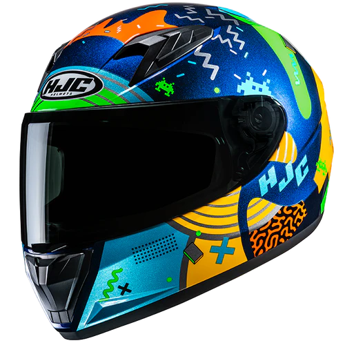 Un casco HJC Y10 Mika MC23