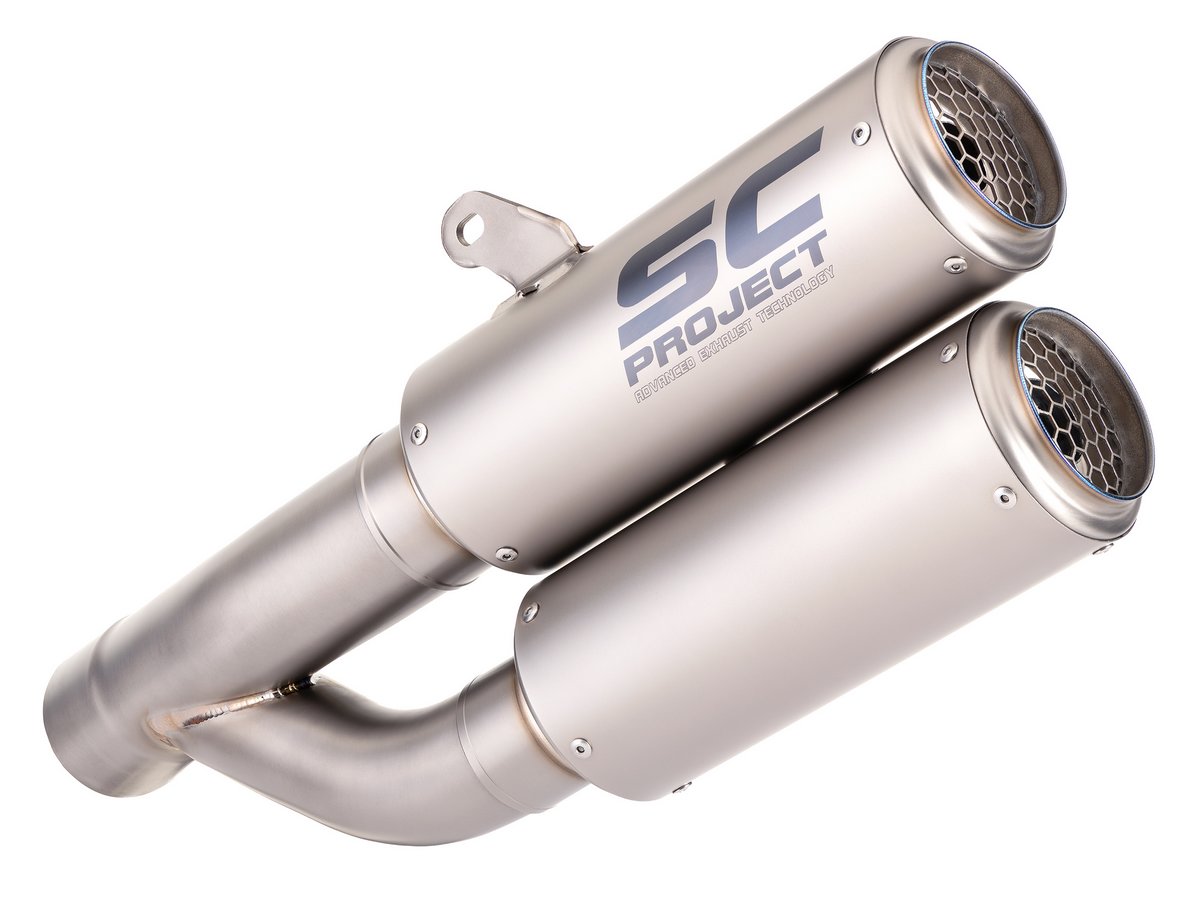 Un silenciador doble «slip-on» para la R 12 NineT, Twin CR-T de titanio