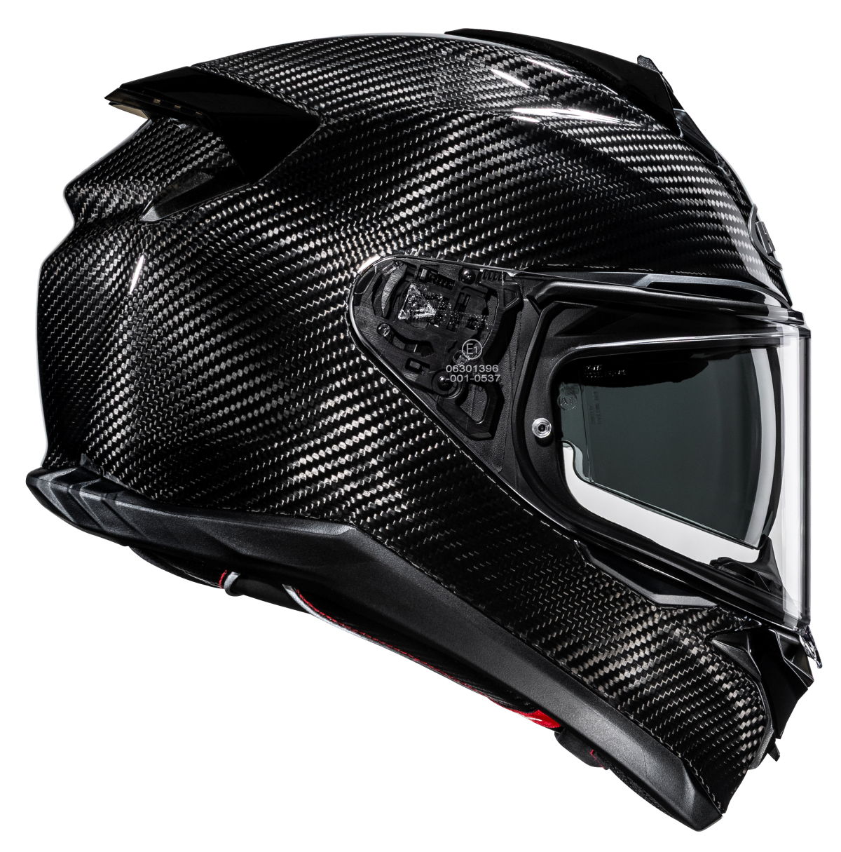 Un casco HJC F72 de carbono
