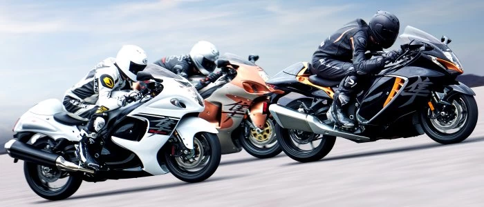 Suzuki GSX 1300 R Hayabusa - les 3 générations